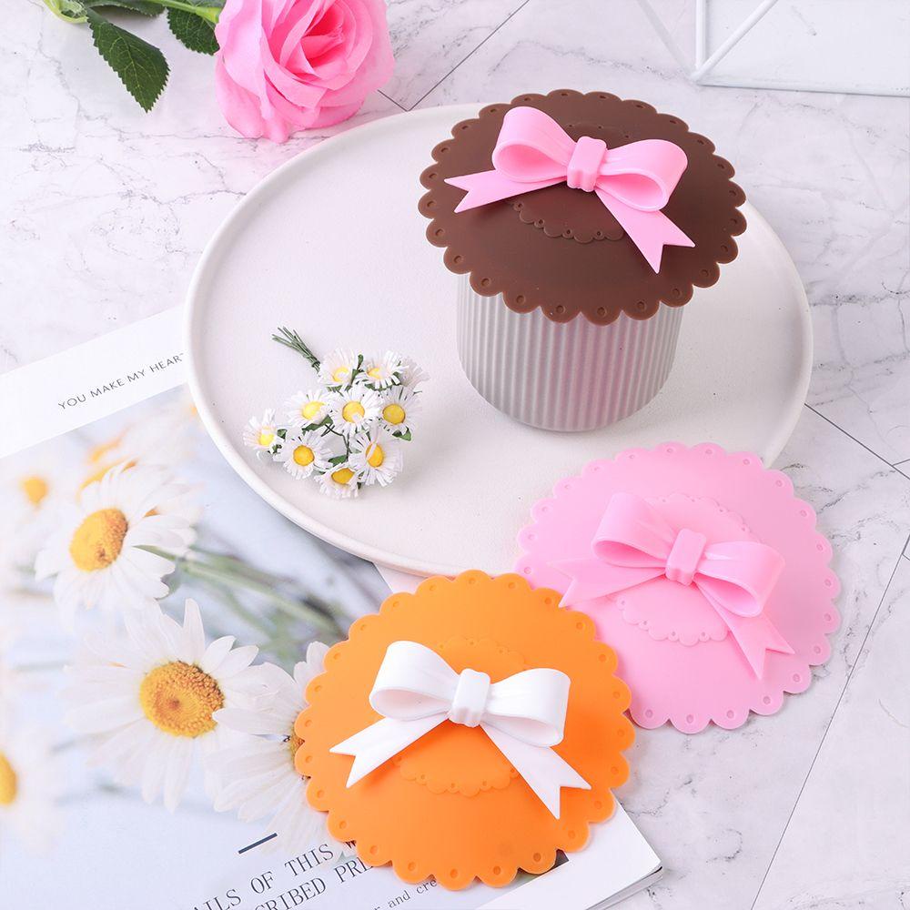 Nắp Đậy Ly Uống Nước DAPHS Phối Ren Nơ Dễ Thương Tái Sử Dụng Tiện Lợi