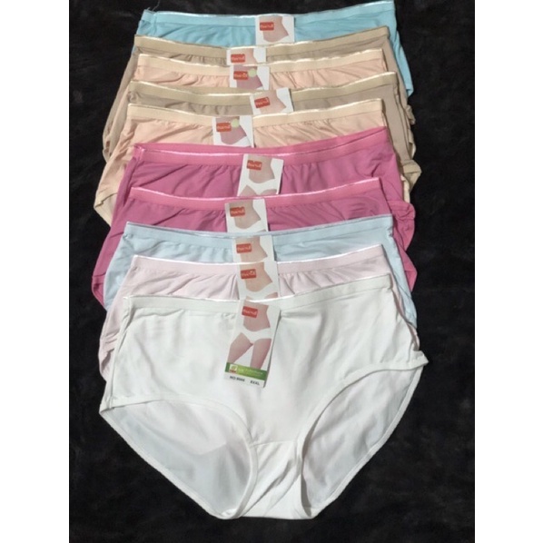 Combo 10 quần lót nữ cotton bigsize (60-90kg)