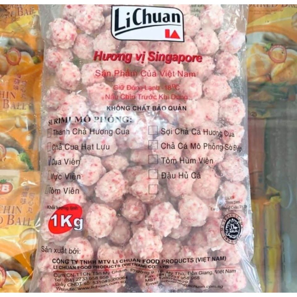 [HCM] Cua Viên Lichuan chuyên Thả Lẩu 100 gram
