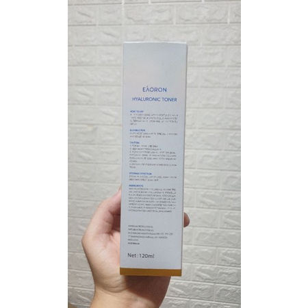 Nước hoa hồng Eaoron - Eaoron Hyaluronic Toner 120 ml của Úc