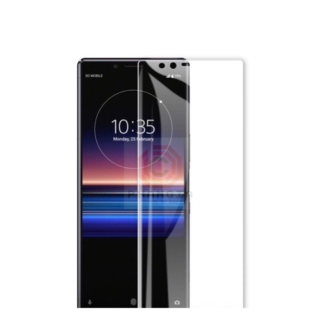 Cường lực Sony xperia 1/ Sony xperia 1 mark 2 trong suốt cong viền full viền