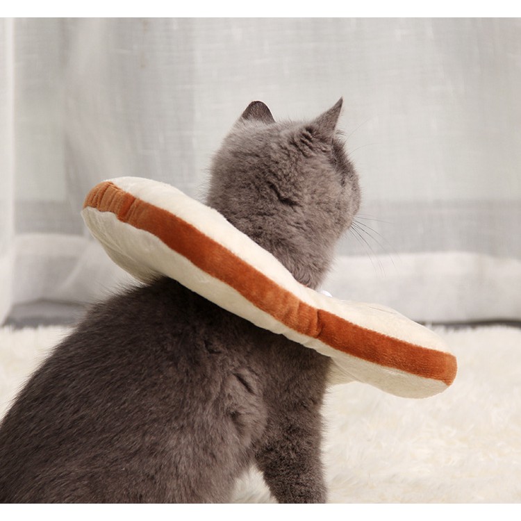 Vòng Cổ / Gối Chống Liếm Cho Chó Mèo - Hình Trái Bơ & Bánh Mì Dễ Thương