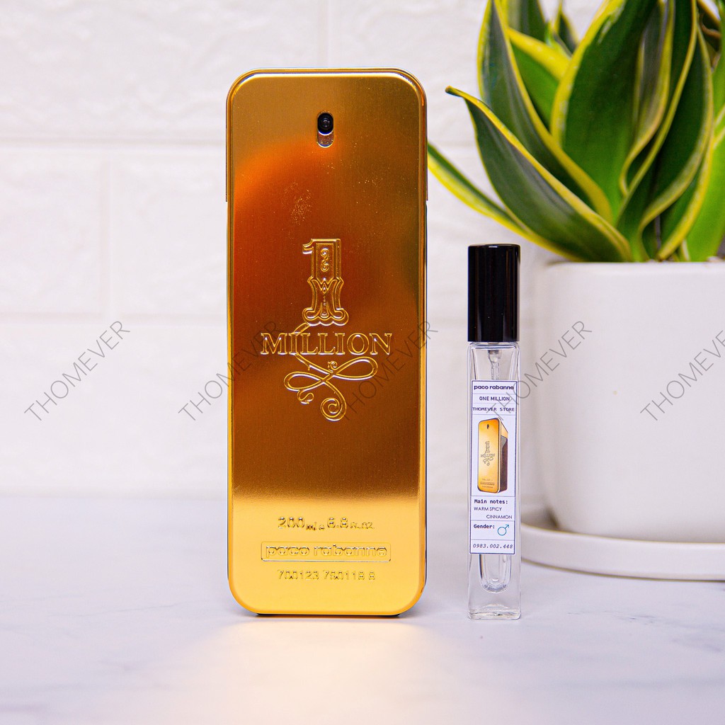 Nước Hoa Nam Cao Cấp Paco Rabanne One Million | SÁT THỦ TÌNH TRƯỜNG [Mẫu Thử]