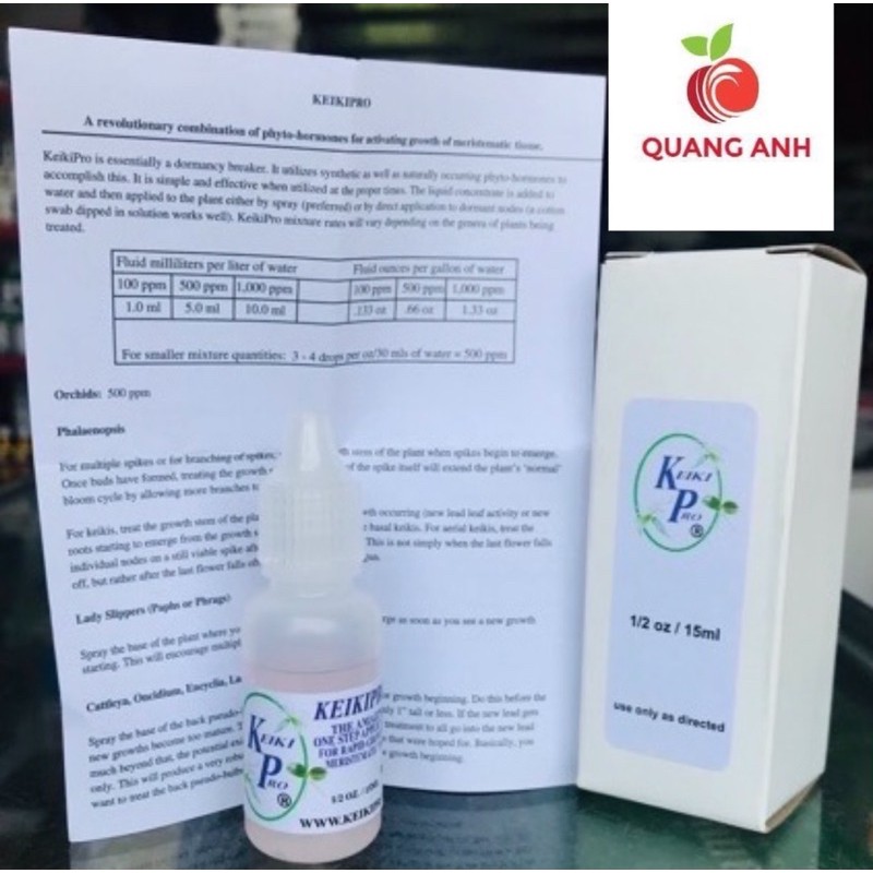 Kích kie Pro Mỹ - hàng nguyên team- Hàng Nhập Mỹ - LỌ 15ML