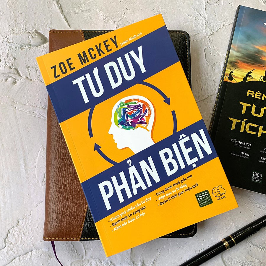 Sách - Combo 2 cuốn Tư Duy Phản Biện + Rèn Luyện Tư Duy Tích Cực - 1980Books