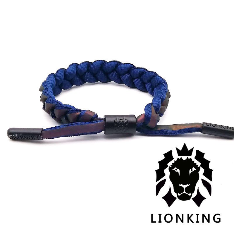 Vòng tay vòng phản quang đan len phản chiếu anh sáng ban đêm LION | BigBuy360 - bigbuy360.vn