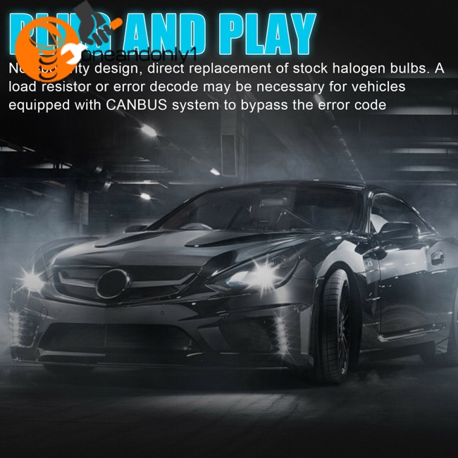 2 Đèn Led 881 862 886 889 894 896 898 Xenon 6000k 4000lm Ip67 Cho Xe Hơi