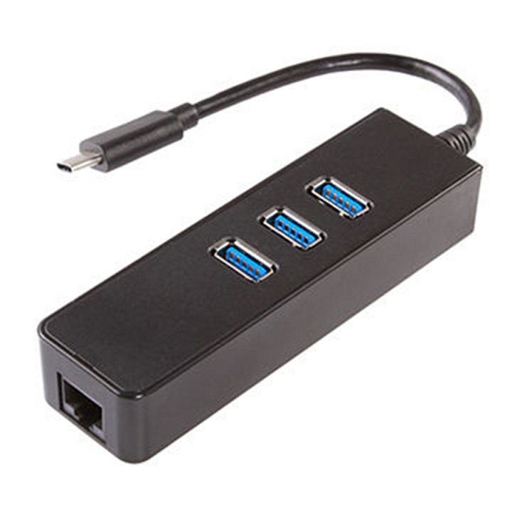 Cáp chuyển đổi USB Type C sang LAN kèm USB hub