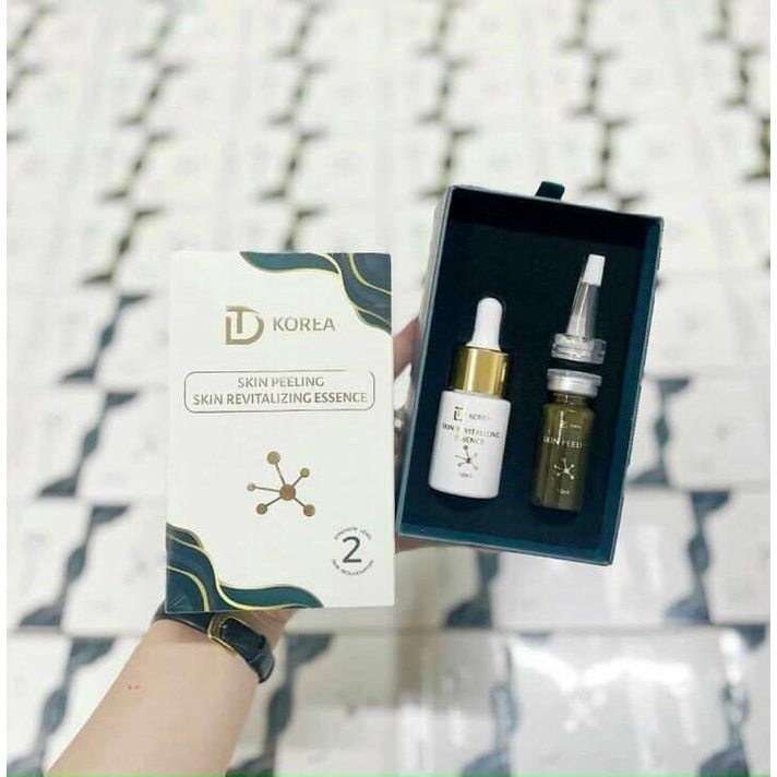 Peel da Vi Tảo Retinol + Kem Face và Kem chống nắng DKOREA