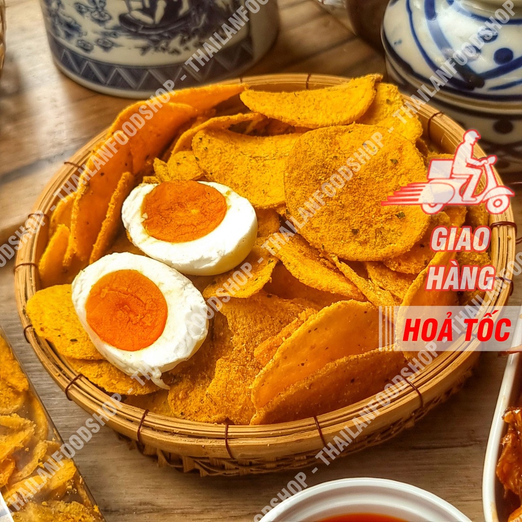 Khoai Tây Lát Lắc Trứng Muối - Lon 200gr