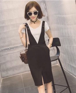 Sét Yếm Cổ V Phối Nút