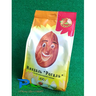 Kẹo socola trắng hạnh nhân Nga - gói 400g NK chính hãng