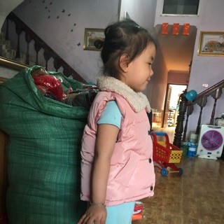 Áo phao ghi lê hồng TH
