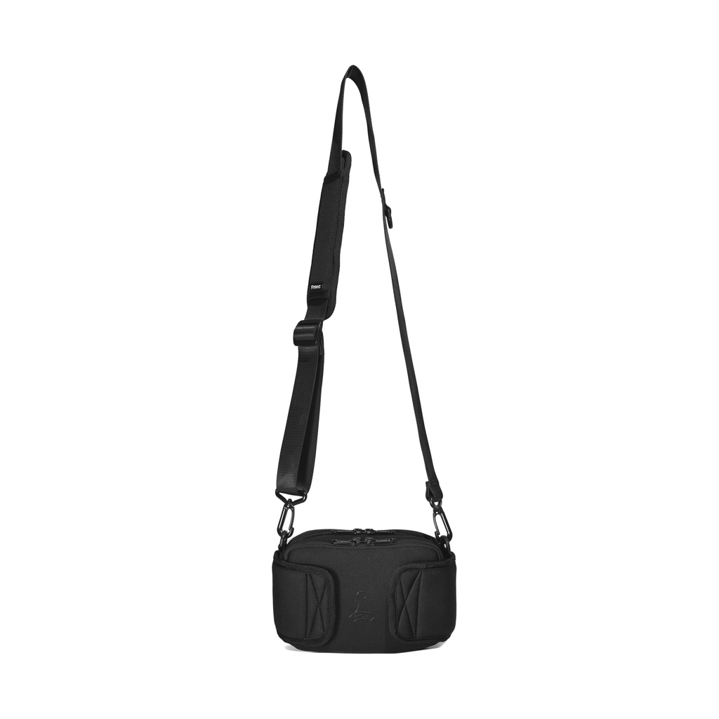 FRONT The Rook Shoulder Bag D421 Gen 2 - BLACK - M ♟ Túi đeo chéo cao cấp FRONT vải Neoprene
