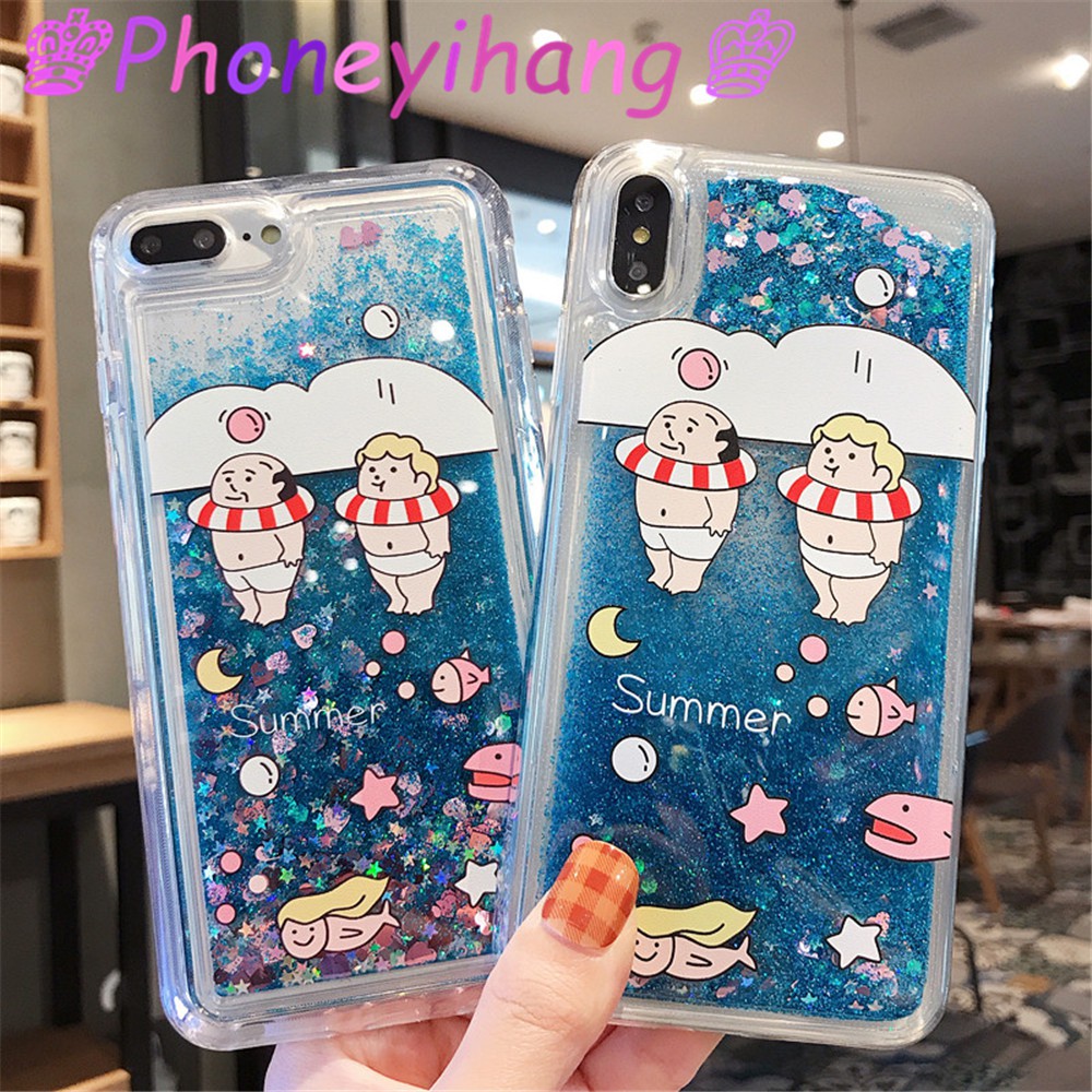 OPPO Reno5 Reno 5 Pro A15 A93 A53 A33 A52 A72 A92 A12 A12e Reno4 4F F17Pro A83 Ốp điện thoại cát chảy hình hoa đào/ bãi biển cho | BigBuy360 - bigbuy360.vn