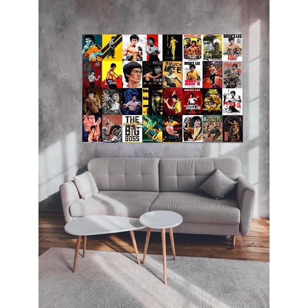 BST POSTER CHỦ ĐỀ HUYỀN THOẠI BRUCE LEE dùng trang trí quầy bar / quán cafe / không gian sinh hoạt