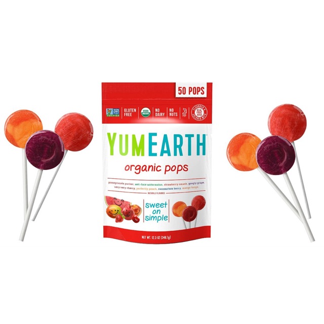 [Yumearth] Kẹo mút hữu cơ