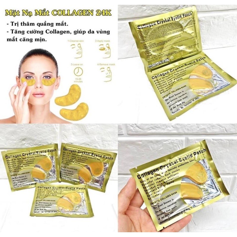 [Nội địa Trung]Mặt Nạ Mắt Collagen Crystal Eye Mask
