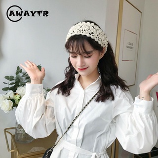 Băng đô đan móc phong cách vintage Hàn Quốc