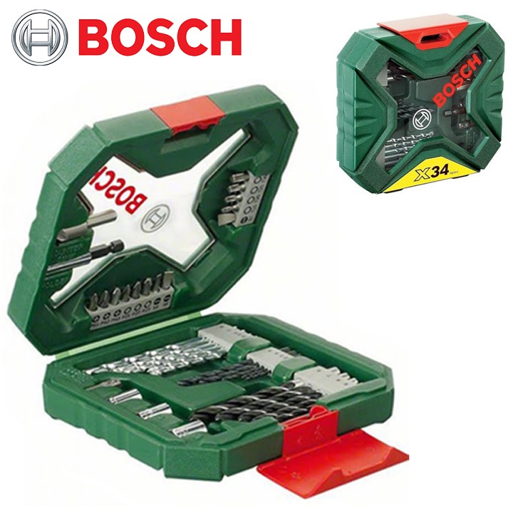 Bộ mũi khoan và vặn vít X-Line 34 món Bosch