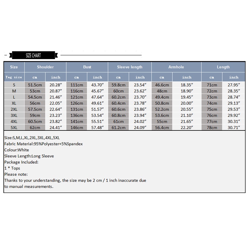 Áo thun INCERUN màu trắng tay dài cổ tròn dáng rộng giản đơn thoáng mát dành cho nam