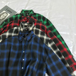 Áo sơ mi Caro Đỏ / Xanh / Đen / Xanh lá cây - Flannel Basic Unisex - Shirt Ca ro - Flannel Red Black Blue Green cực đẹp