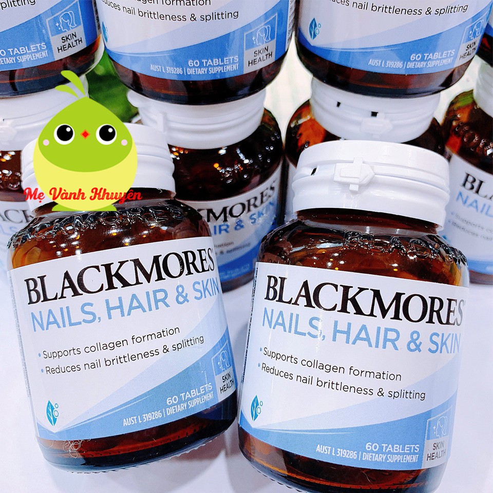 Viên đẹp da tóc móng Blackmores Nails, Hair and Skin, Úc (60v) | Thế Giới Skin Care