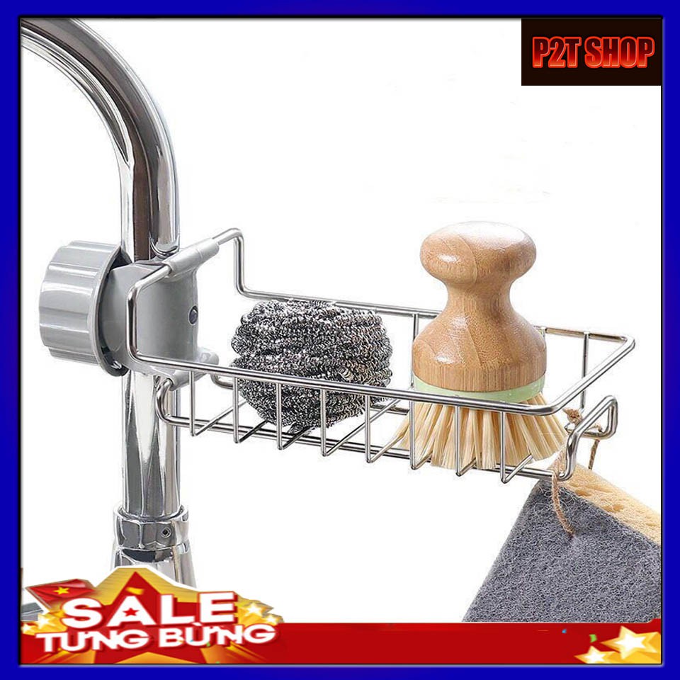 [ BAO GIÁ SỈ SHOPEE ] Giá Treo Đồ Đa Năng , Giá Hứng Nước Inox Giá Để Rẻ Rửa Bát , Kèm Miếng Dán Tường Mẫu Mới Về