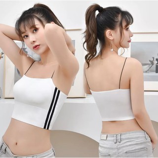 Áo lót bara đúc su 2 dây bản sọc kẻ sang trọng