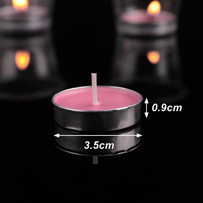 Nến Viên Tròn TeaLight Nhiều Màu Sắc – GIÁ BÁN 1 VIÊN NẾN