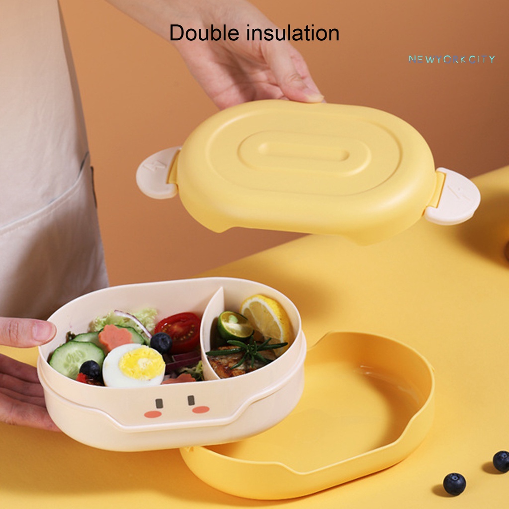 Hộp Cơm Trưa Cách Nhiệt Hình Robot Hoạt Hình NYC 780ML