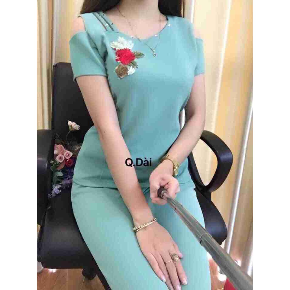 Đồ bộ cát hàn nữ đẹp chất vải loại 1 ( Xanh, Hồng )