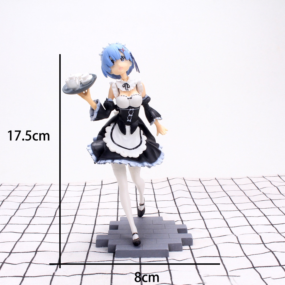 Mô Hình Nhân Vật Rem Ram Trong Re: Zero Starting Life in Another World 21cm