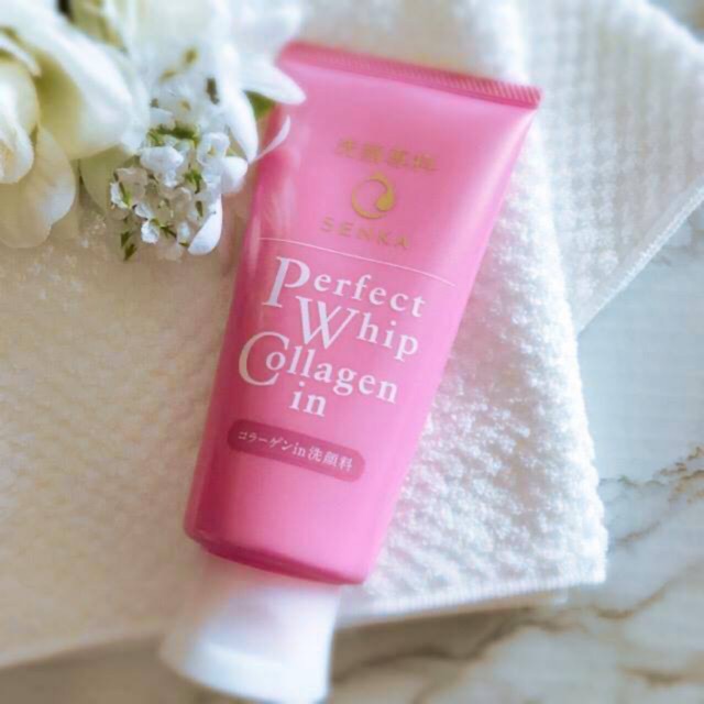 Sữa rửa mặt Shisheido Perfect Whip Collagen Nhật Bản- HỒNG