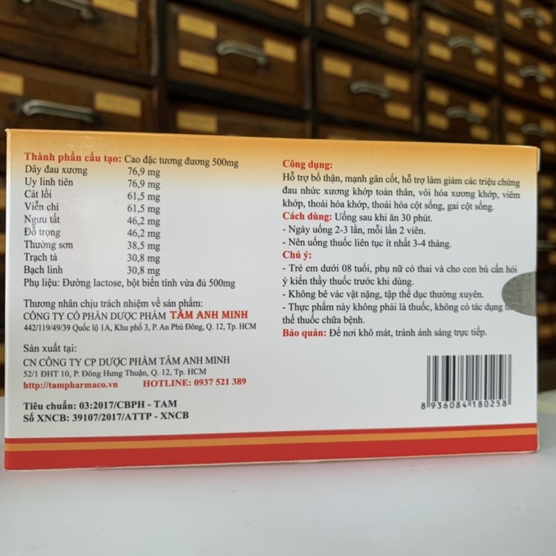 Vai Cột Sống Liên Đăng 30 viên