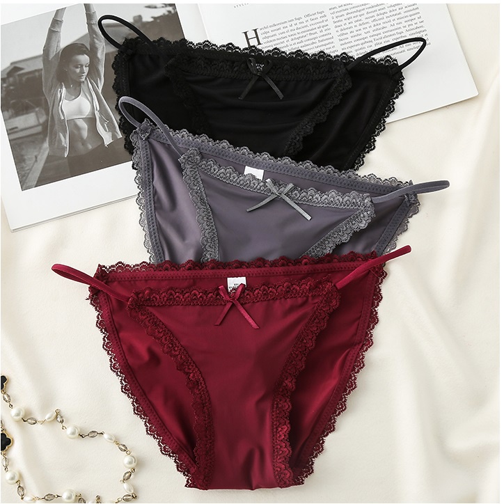 Quần Lót Nữ ❤️ Quần Lót Ren Su cao cấp mềm mại kháng khuẩn sexy gợi cảm QL59