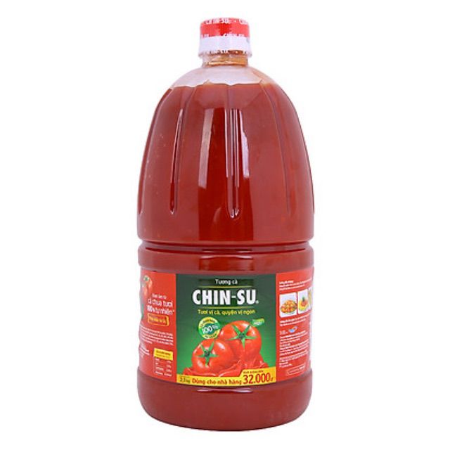 Tương ớt / tương cà Chin - Su chai 2,1 kg.