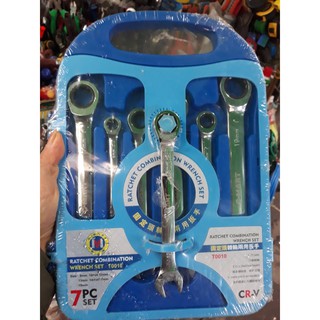 Bộ 7 cờ lê tự động cỡ 8-19 T0010 C-Mart Tools Đài Loan