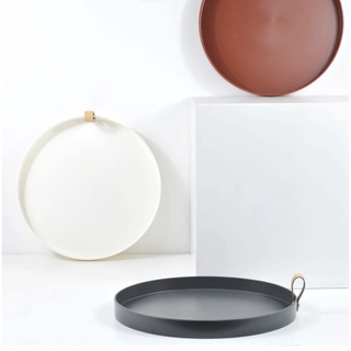 [HOẢ TỐC] Khay decor đựng đồ để bàn móc da
