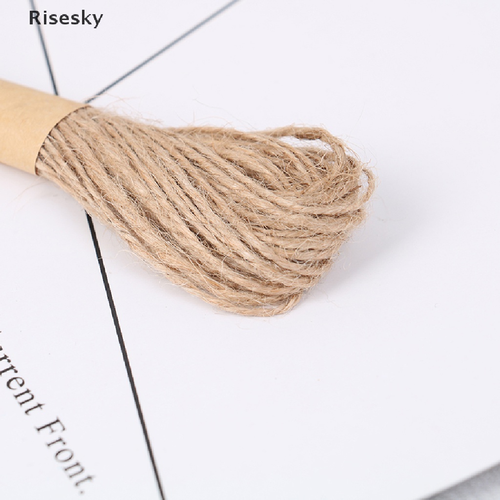 Cuộn Dây Gai Dầu Tự Nhiên 10m Phong Cách Cổ Điển Dùng Làm Đồ Thủ Công DIY