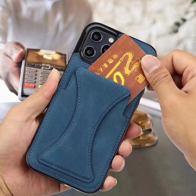 Ốp lưng ví da cài thẻ MIRUYI iPhone 7 8 PLUS XS 11 12 13 PRO / MAX - ngăn để thẻ -  để ảnh - để tiền