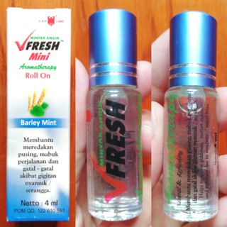 Dầu lăn tinh dầu thảo mộc VFRESH (4ml)