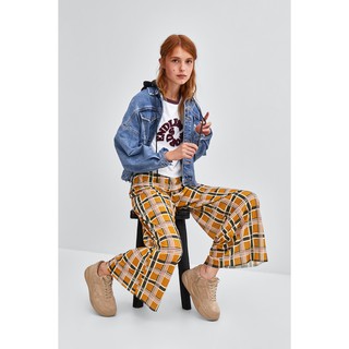 Giày thể thao da lộn đế bánh mì ZARA authentic