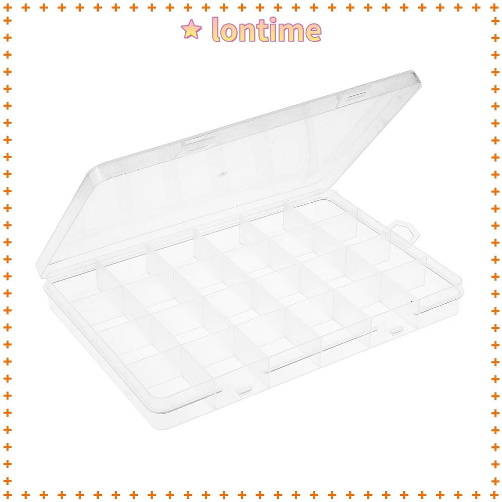 Hộp nhựa 24 ngăn đựng trang sức tiện lợi