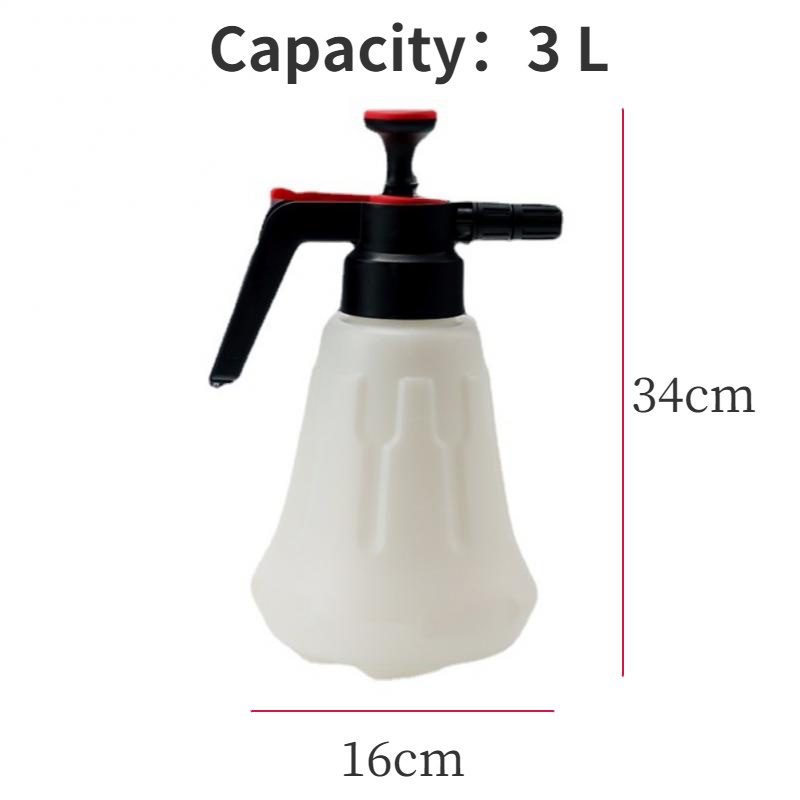 2L/2.5L/3L Bình Tạo Bọt Tuyết Cầm Tay Rửa Xe Ô Tô và Mô Tô