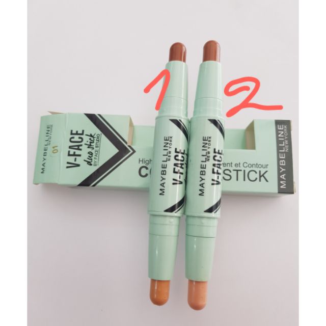 Thỏi tạo khối 2 đầu Maybelin V-Face