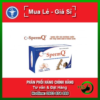 ❤[Chính hãng] SPERMQ Hỗ Trợ Sinh Sản Cho Nam Giới (Hộp 30 viên)