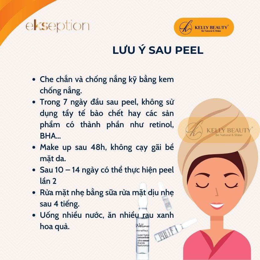 Age Less Peptide Peel EKSEPTION 70ml - Da Sáng, Đều Màu; Giảm Nhăn, Căng Mịn, Trẻ Hóa Da | Kelly Beauty