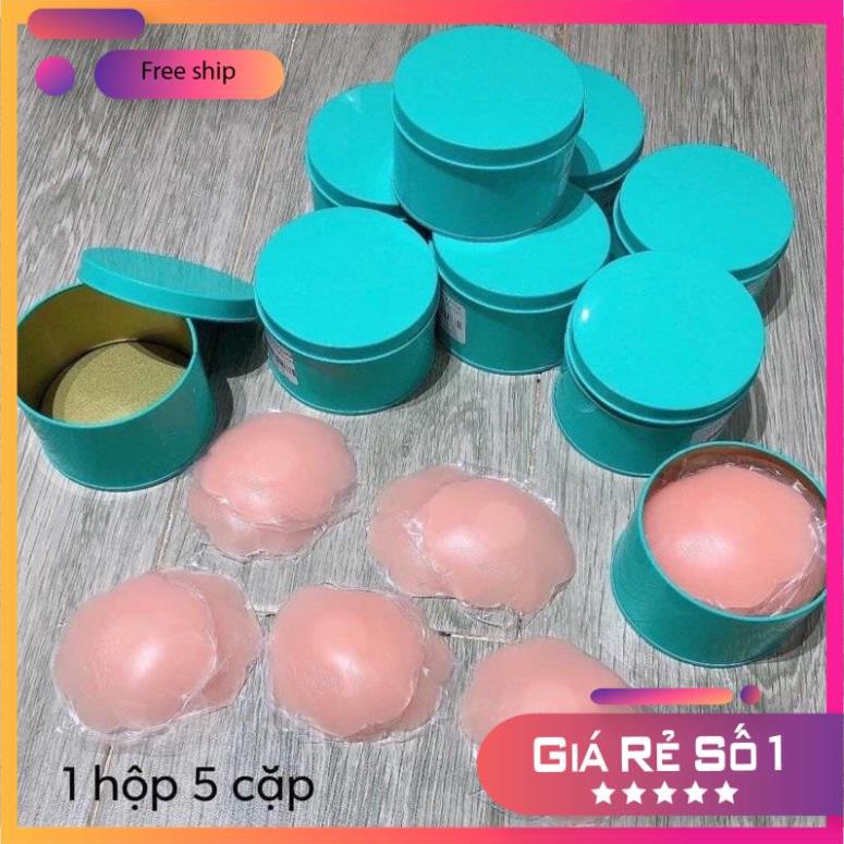 Hộp 10 Miếng Dán Ngực Siêu Mỏng Bám Chắc