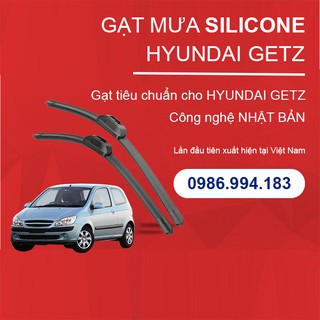 Bộ 02 cần gạt mưa ô tô chính hãng cho xe HYUNDAI GETZ
